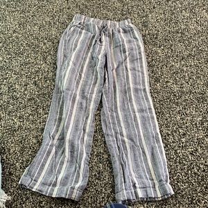 Comfy blue/white dress pants